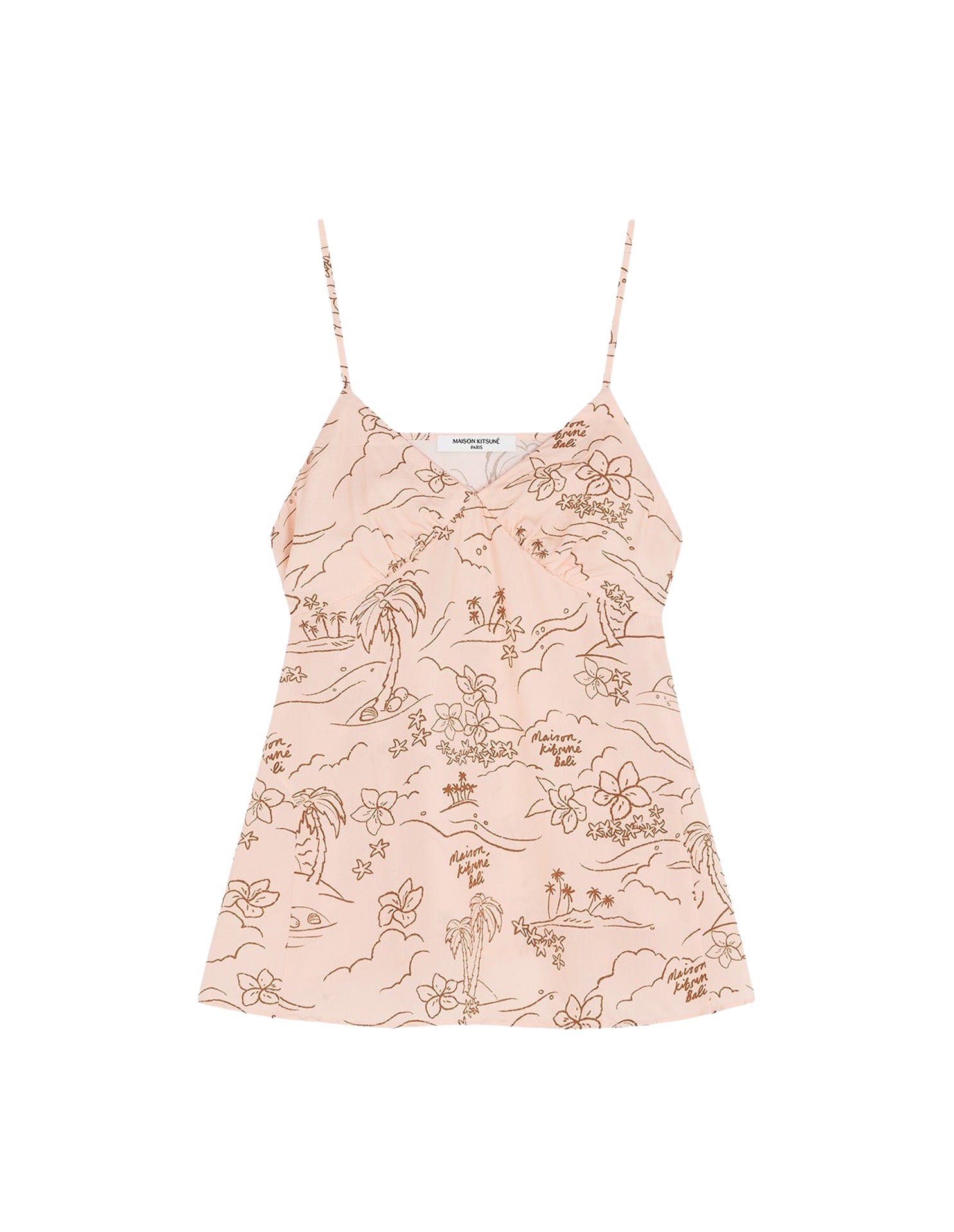 Flowing blouse with print - Scallop Shell