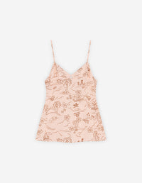 Flowing blouse with print - Scallop Shell