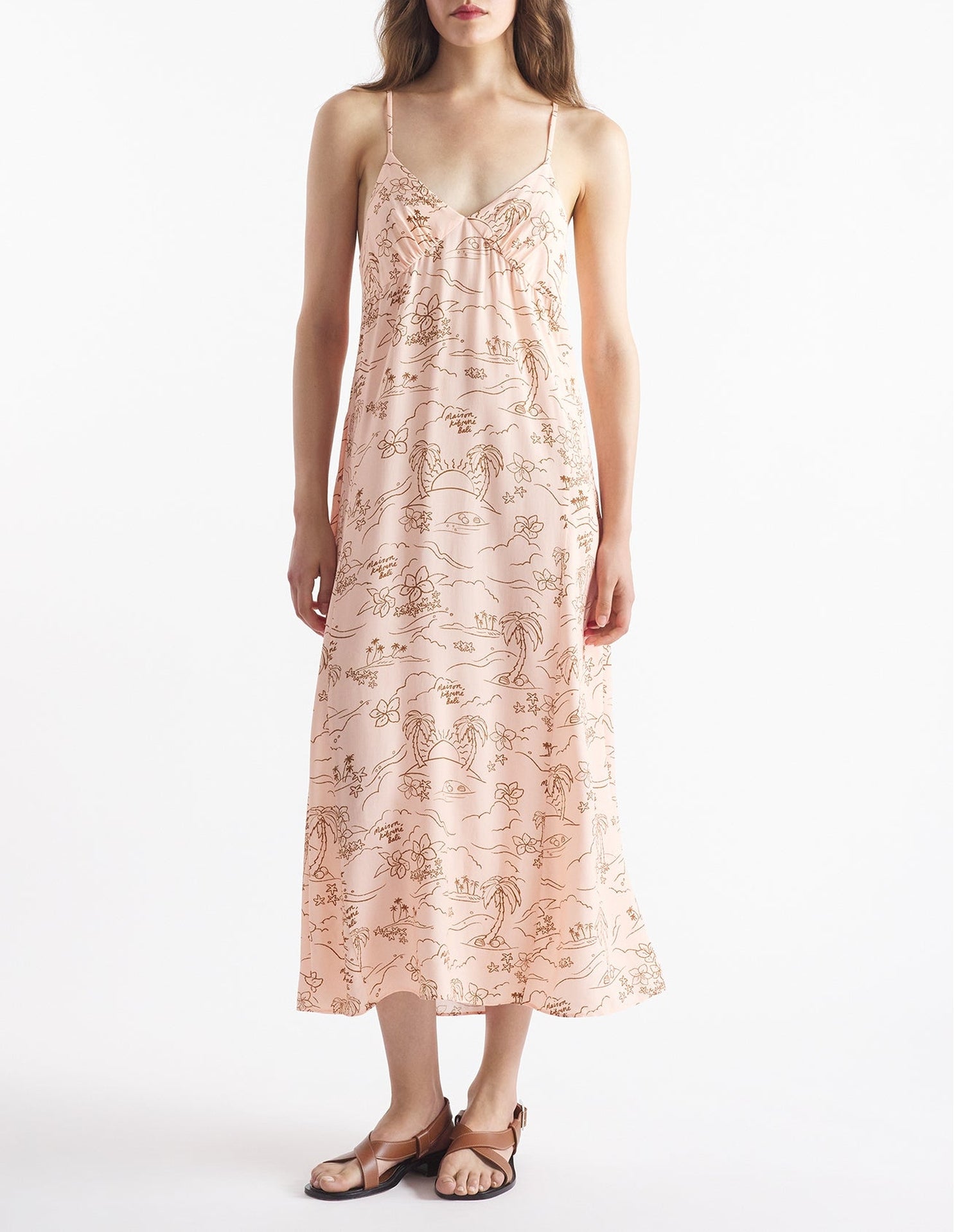 Robe fluide imprimée - Scallop Shell