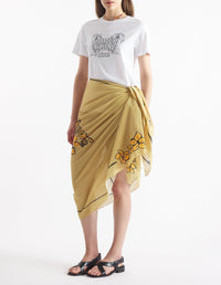 Printed scarf - Wicker