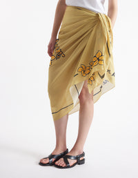 Printed scarf - Wicker
