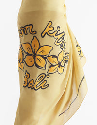 Printed scarf - Wicker