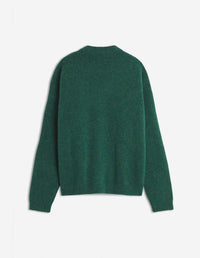 Jumper with wool crest - Bottle Blue Charcoal