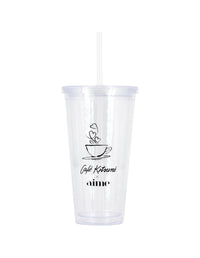 Kitsuné x Aimé Insulated Coffee Tumbler - Transparent