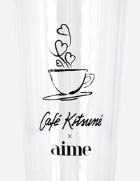 Kitsuné x Aimé Insulated Coffee Tumbler - Transparent