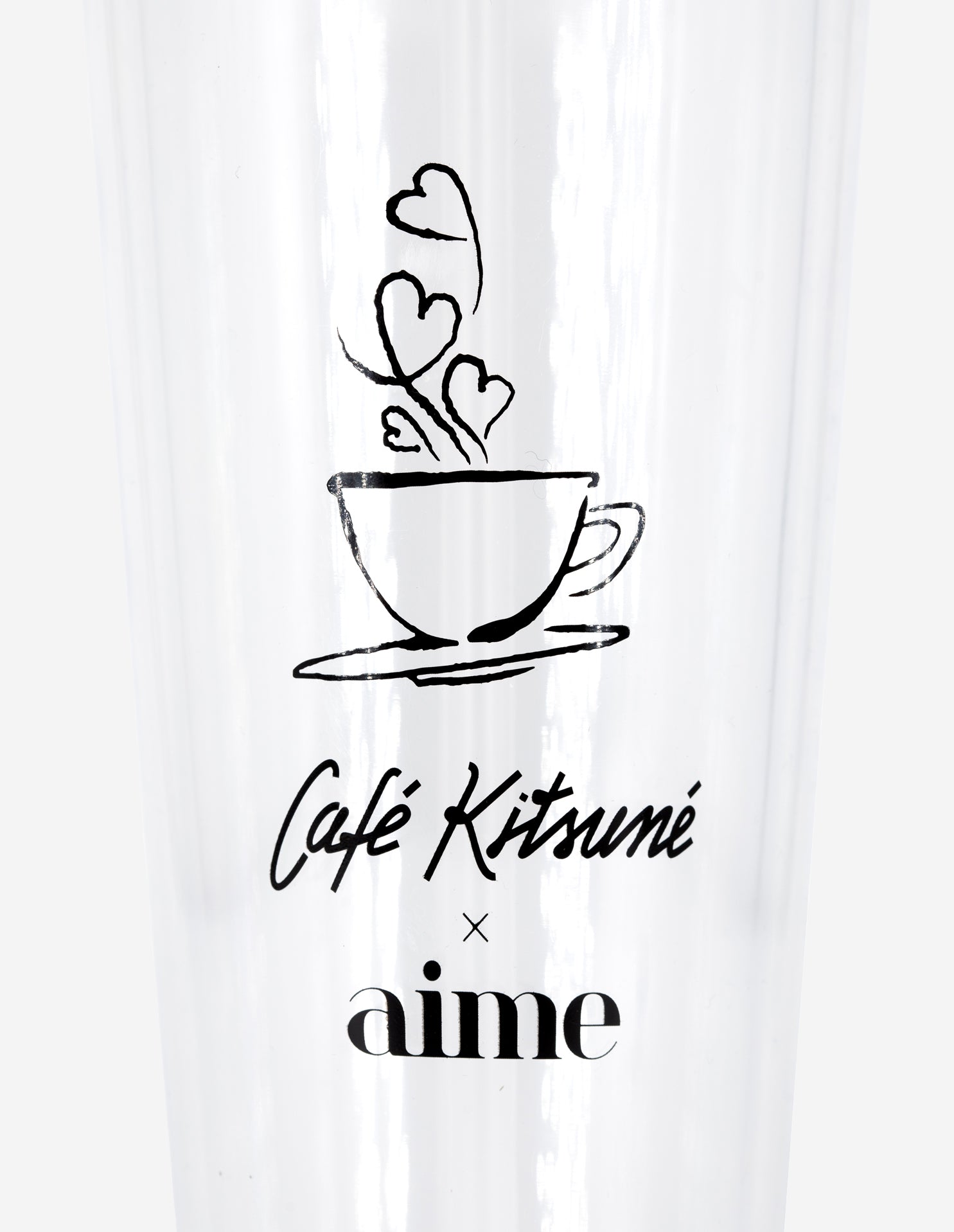Kitsuné x Aimé Insulated Coffee Tumbler - Transparent