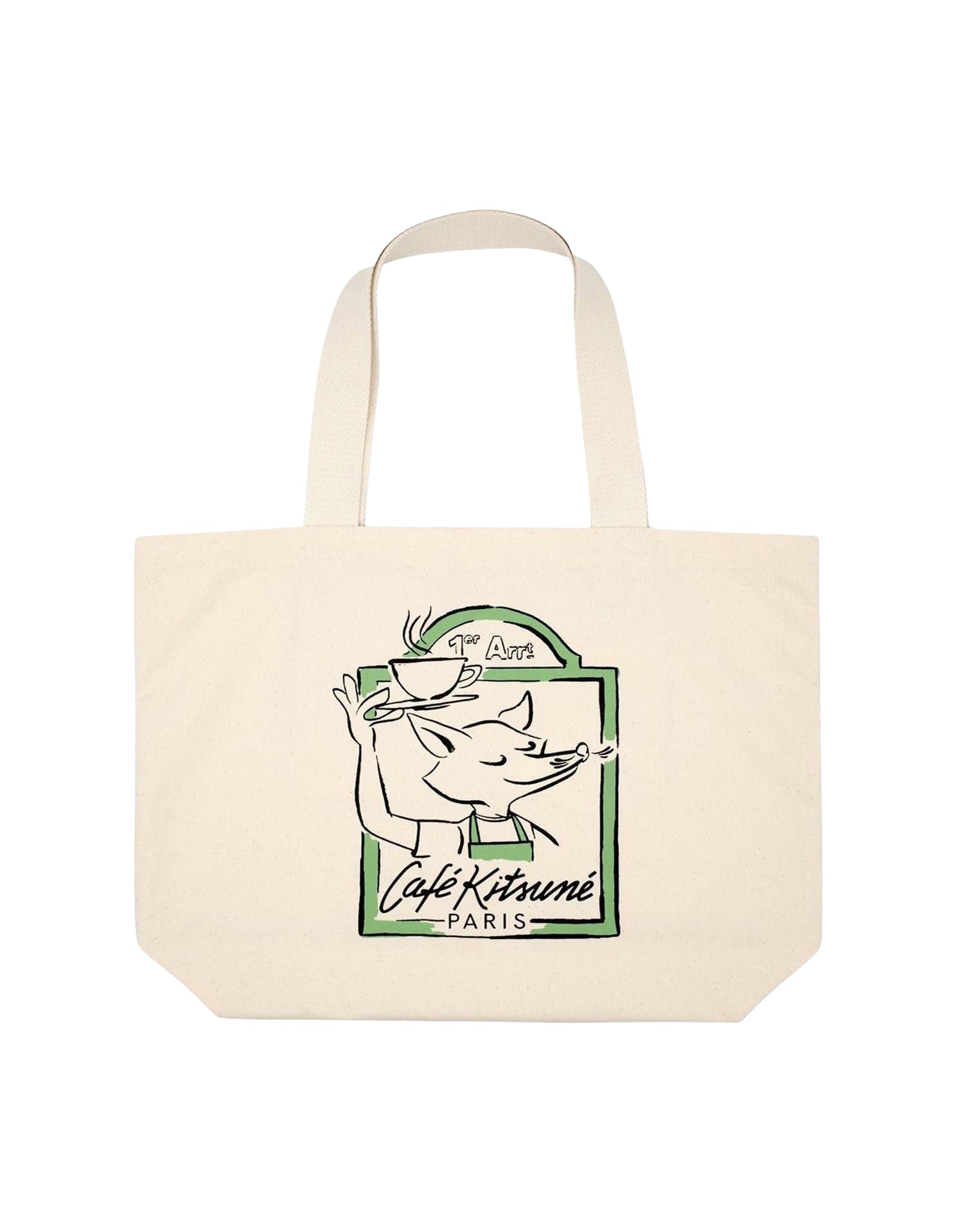 Street Café Kitsuné tote bag - Tapioca