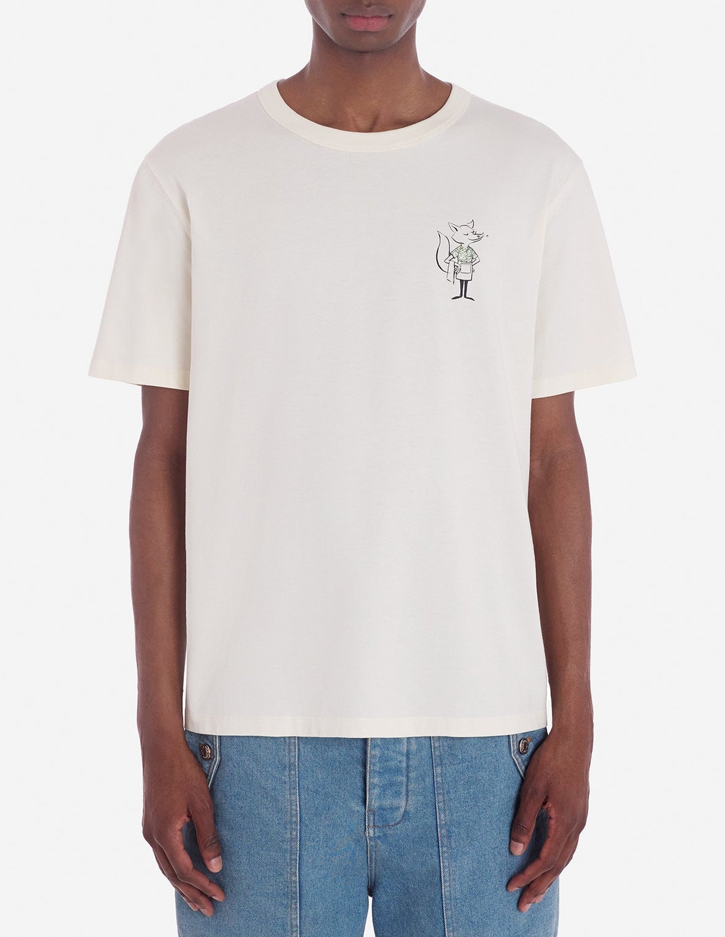 T-shirt Café Kitsuné imprimé - Tapioca