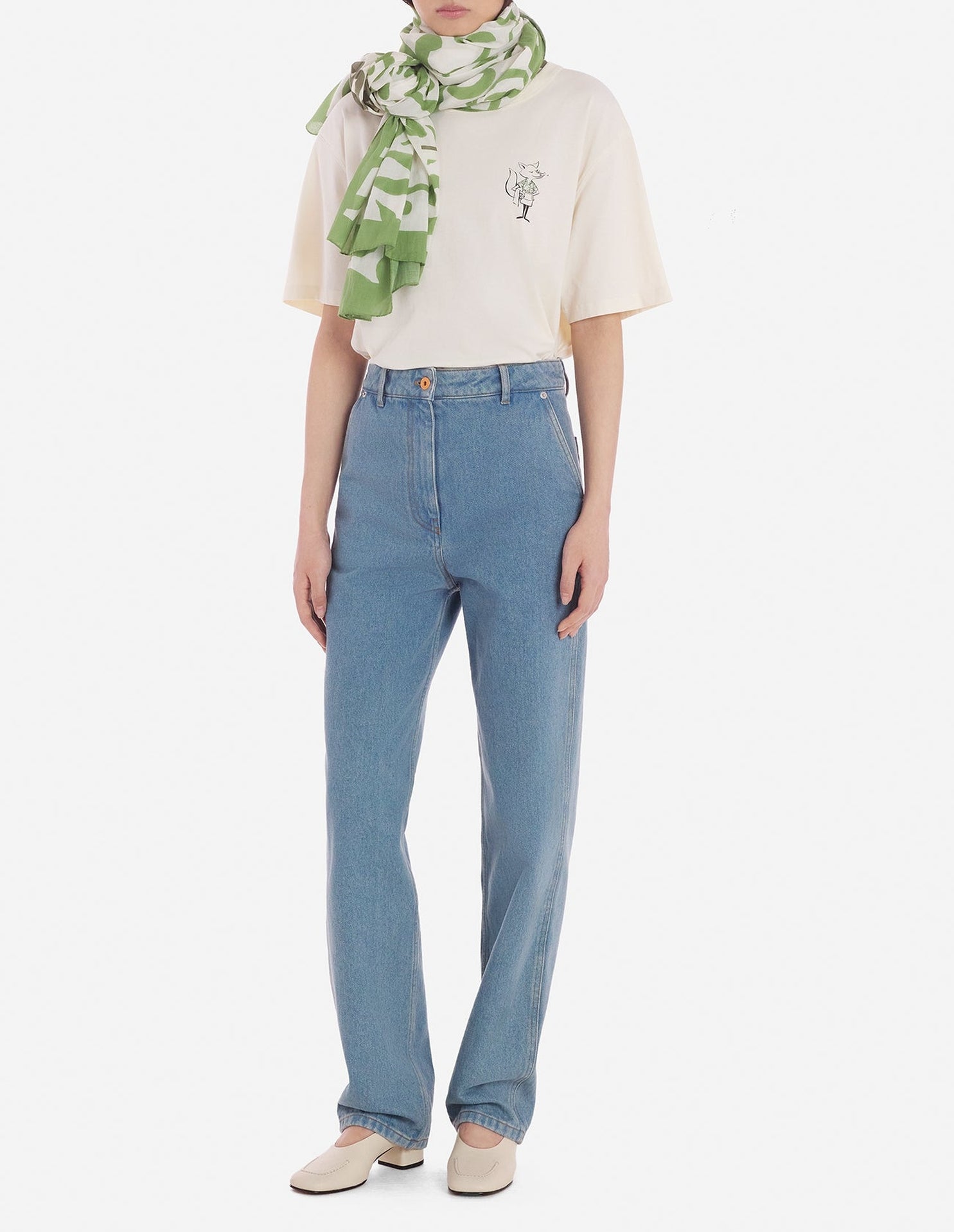 T-shirt Café Kitsuné imprimé - Tapioca