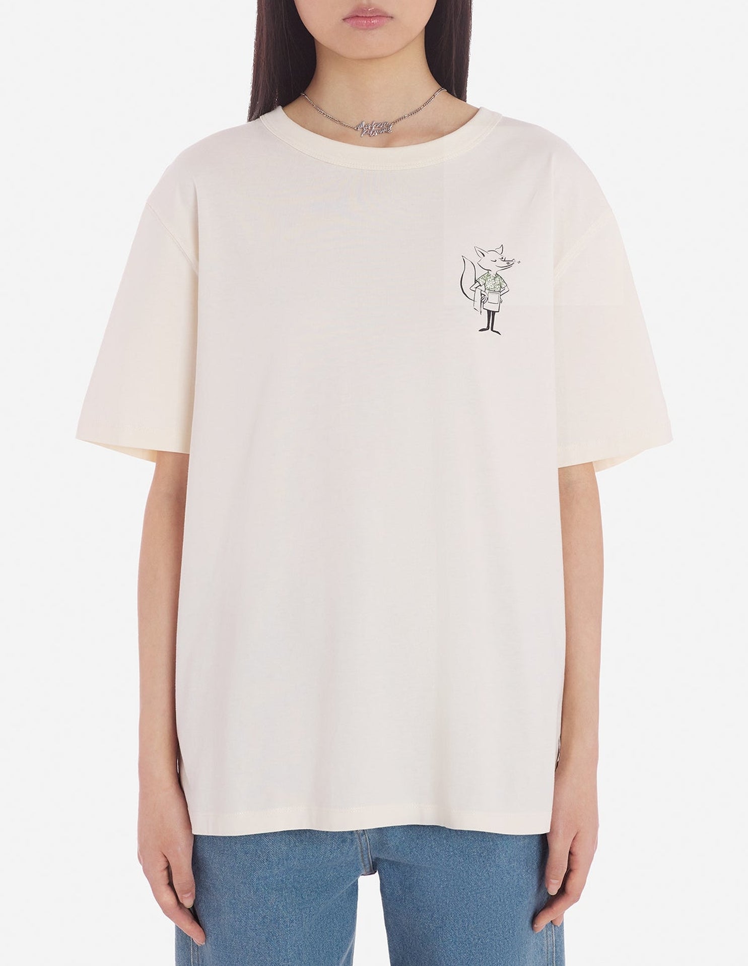 T-shirt Café Kitsuné imprimé - Tapioca