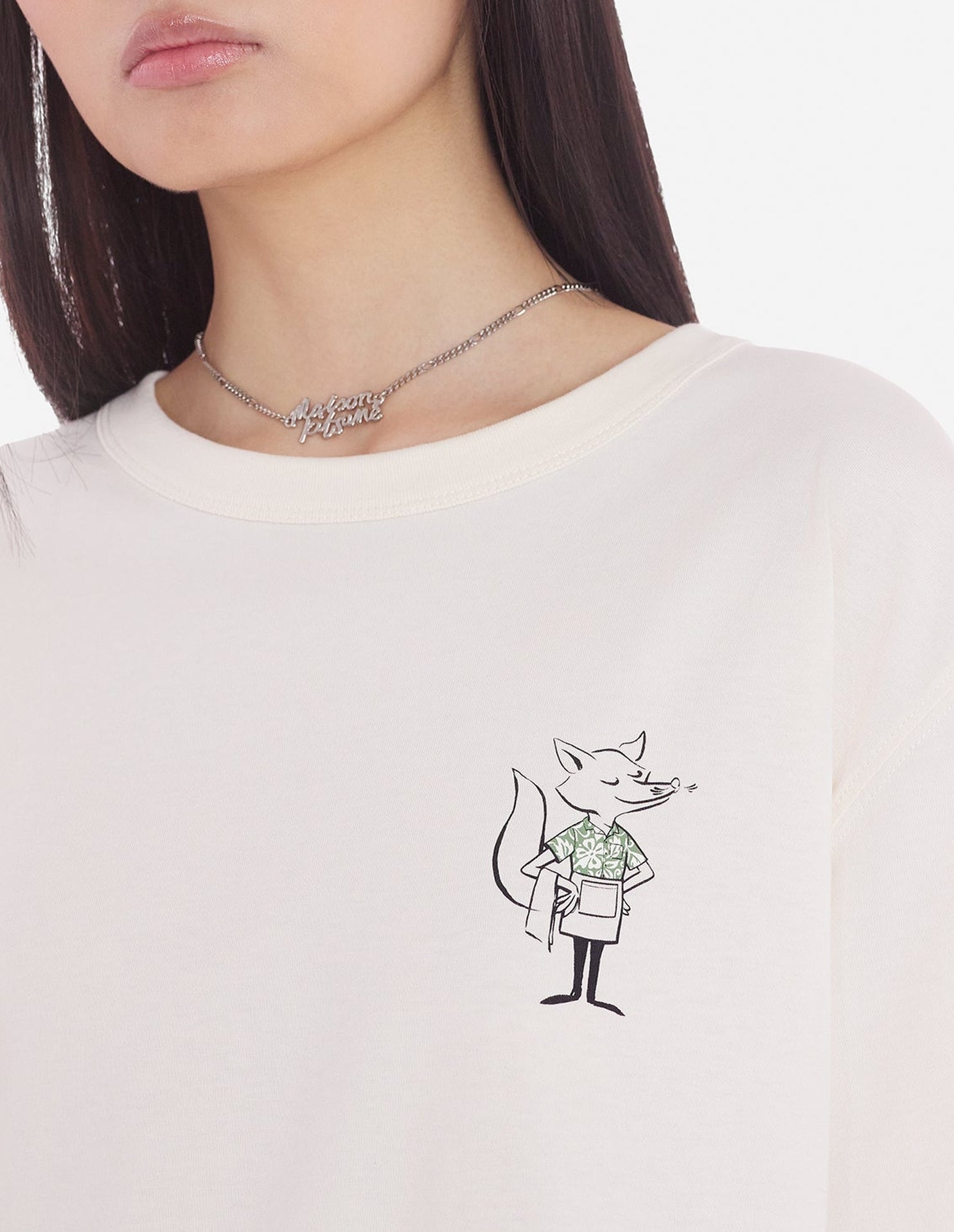T-shirt Café Kitsuné imprimé - Tapioca