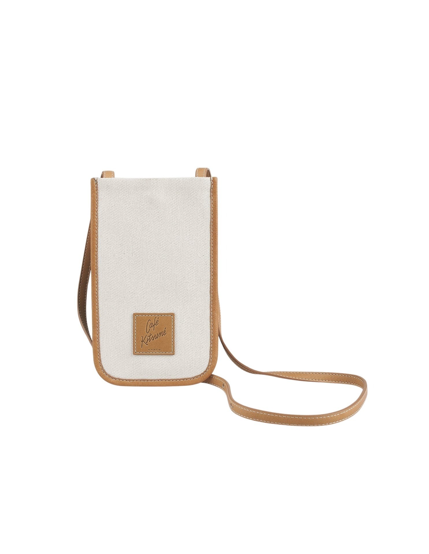 Étui pour téléphone Café Kitsuné avec sangle - Tapioca