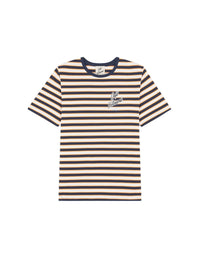 T-shirt imprimé à l'avant - Navy Fox Stripes