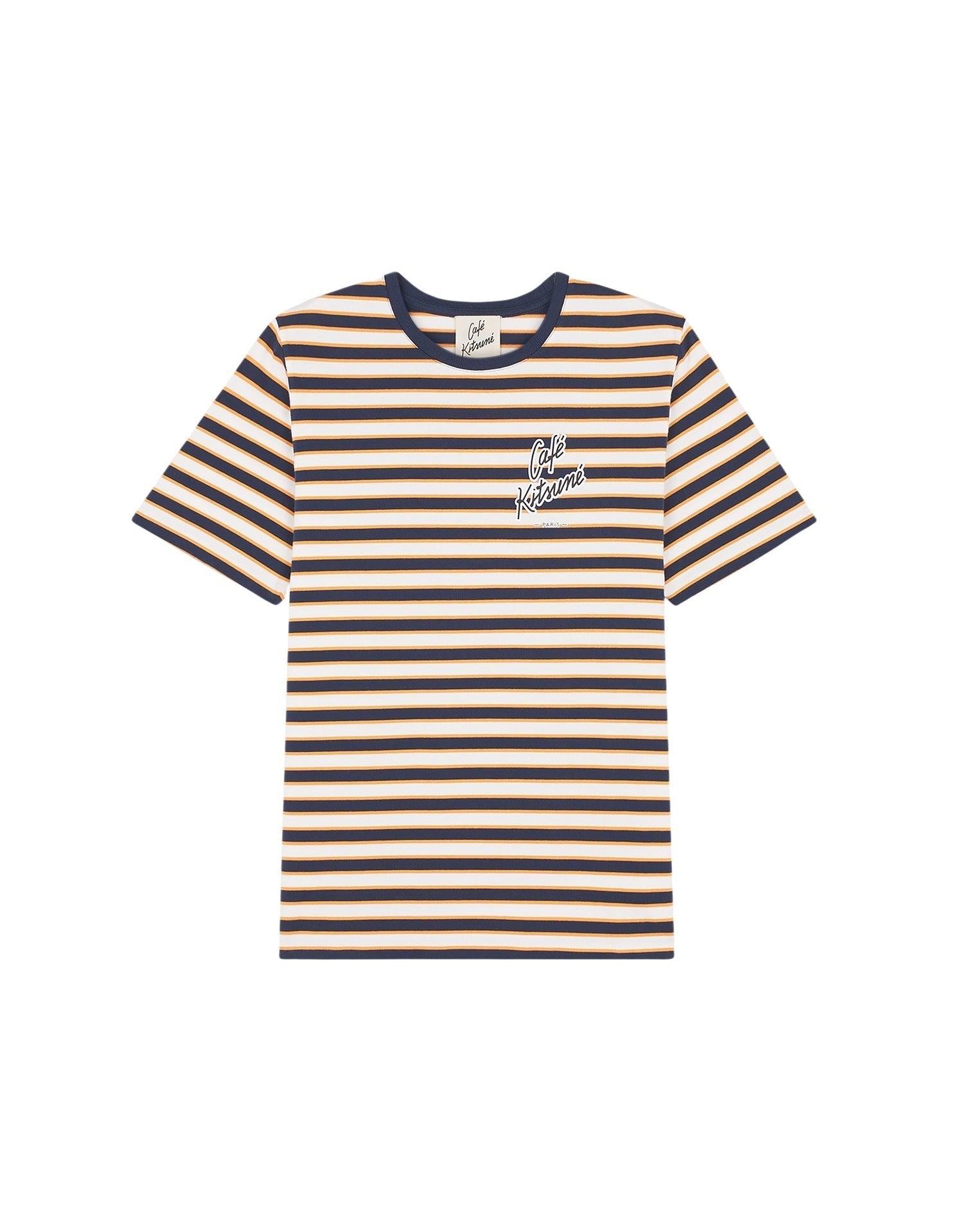 T-shirt imprimé à l'avant - Navy Fox Stripes