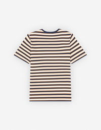 T-shirt imprimé à l'avant - Navy Fox Stripes