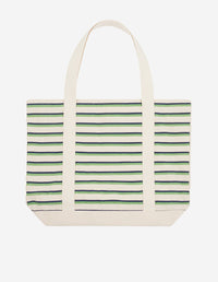 Sac cabas à rayures - Matcha Navy Stripes