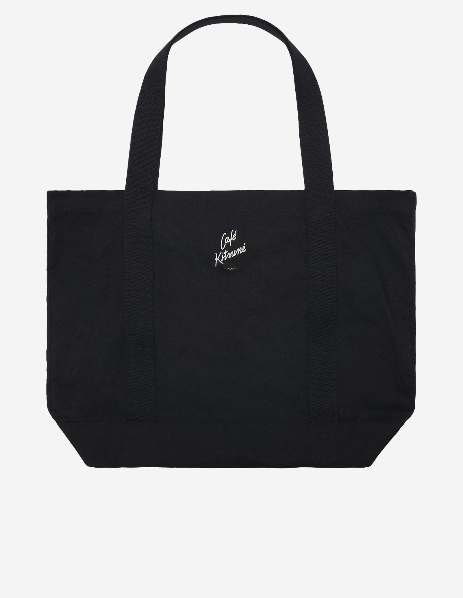 Café Kitsuné tote bag with logo - Black