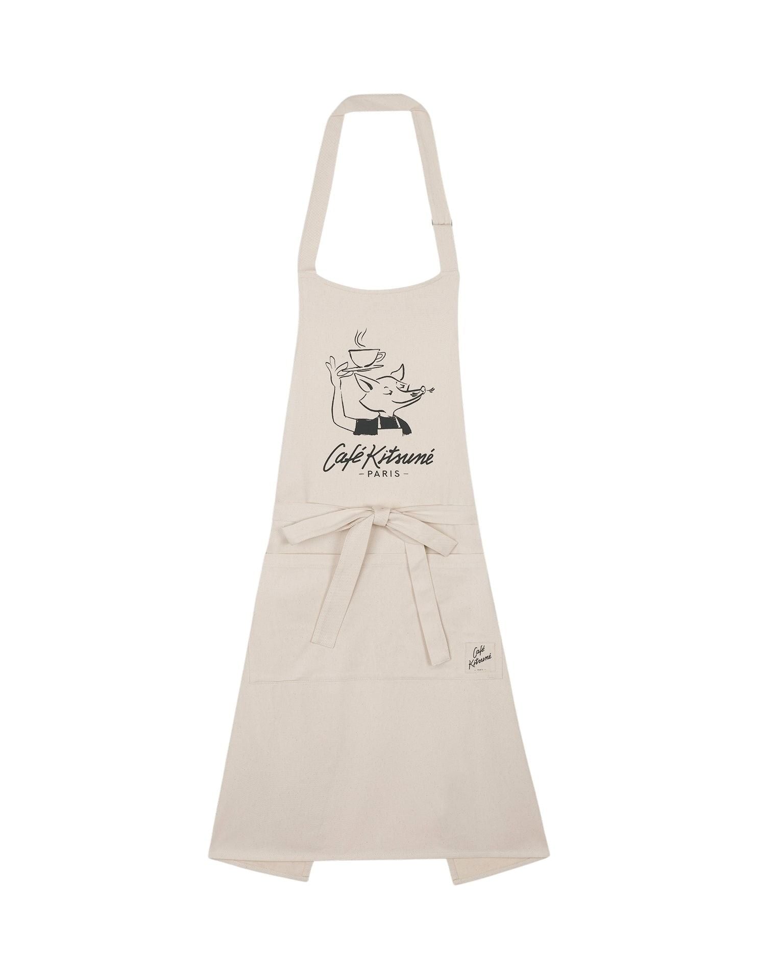 Cup apron with Café Kitsuné logo - Tapioca