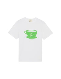 T-shirt Café Kitsuné imprimé - White