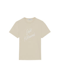 T-shirt avec flocage Café Kitsuné - Latte