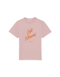 T-shirt avec flocage Café Kitsuné - Architectural Pink