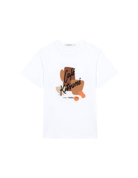 T-shirt avec broderie Café Kitsuné - White Sugar