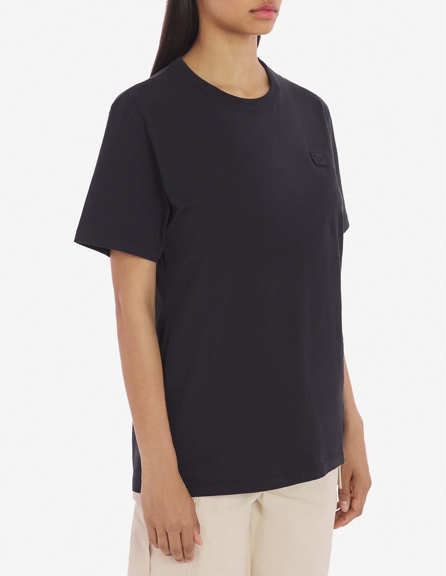 T-shirt avec écusson - Long Black