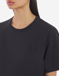 T-shirt avec écusson - Long Black