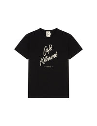 T-shirt Café Kitsuné imprimé à l'avant - Black