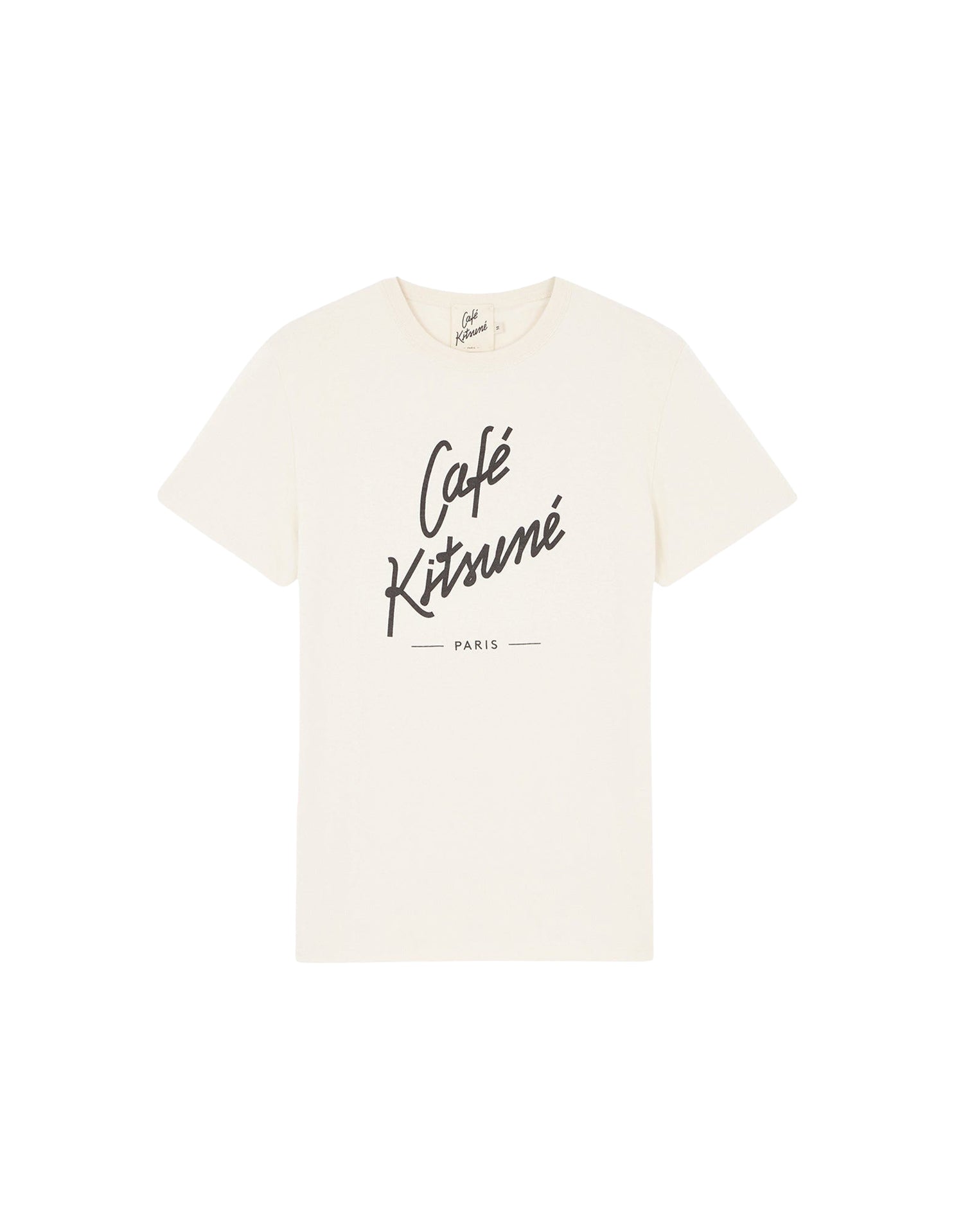 T-shirt Café Kitsuné imprimé à l'avant - Latte