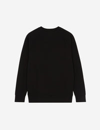 Sweatshirt Café Kitsuné à col rond - Black