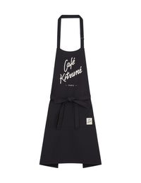 Tablier Café Kitsuné avec imprimé - Black