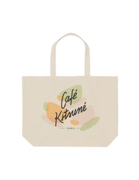 Sac cabas floqué Café Kitsuné - Latte