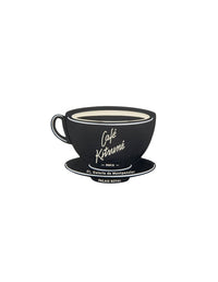 Coffee cup magnet Café Kitsuné - Black