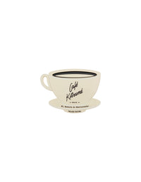 Kitsuné coffee mug magnet - Latte