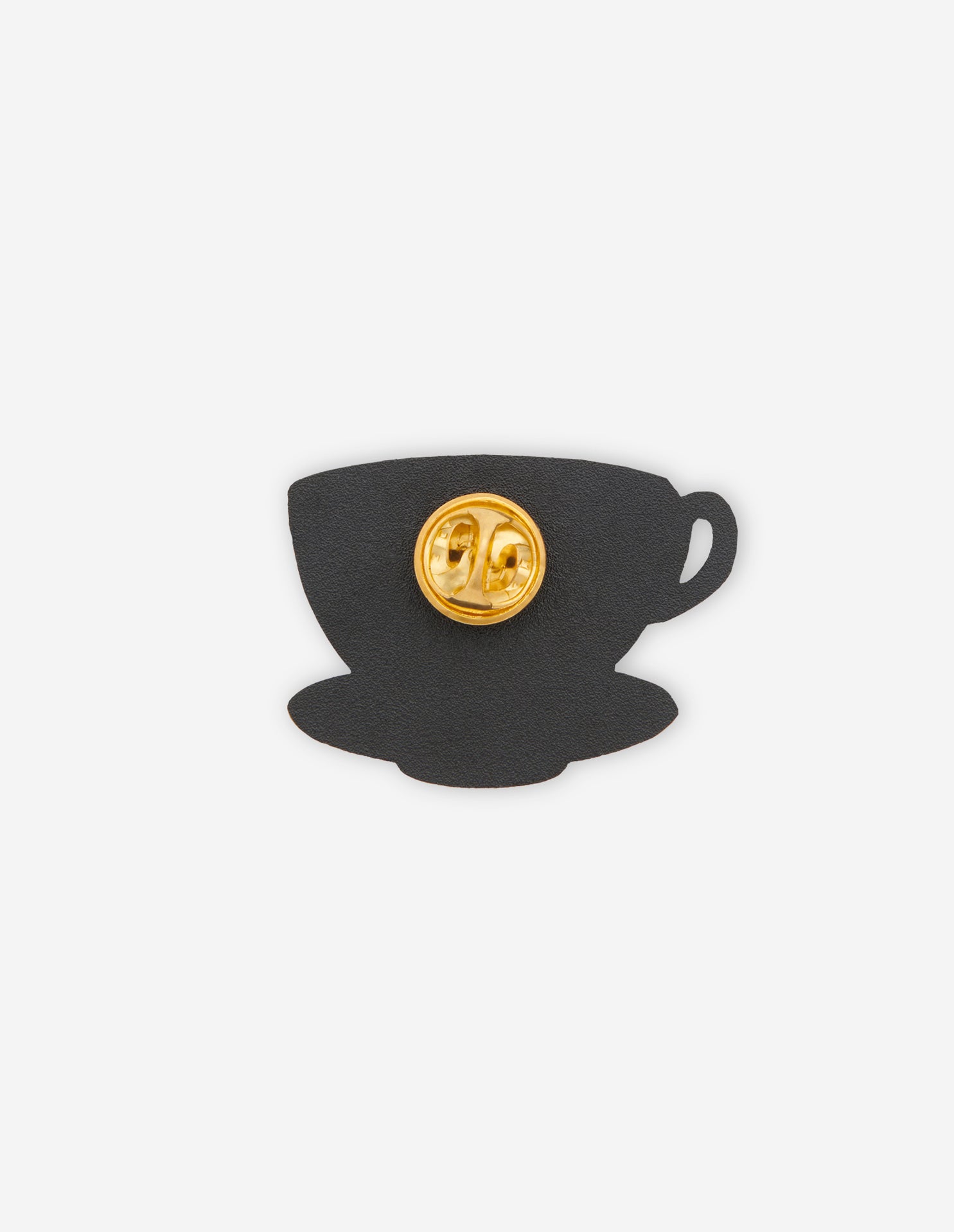 Pins Café Kitsuné avec inscription - Black