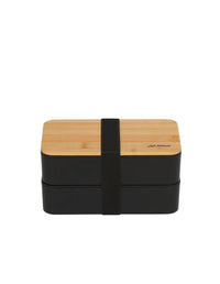 Café Kitsuné bamboo lunch box - Brown