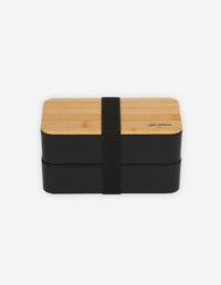 Café Kitsuné bamboo lunch box - Brown