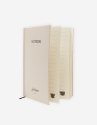 Carnet de notes rigide - Latte