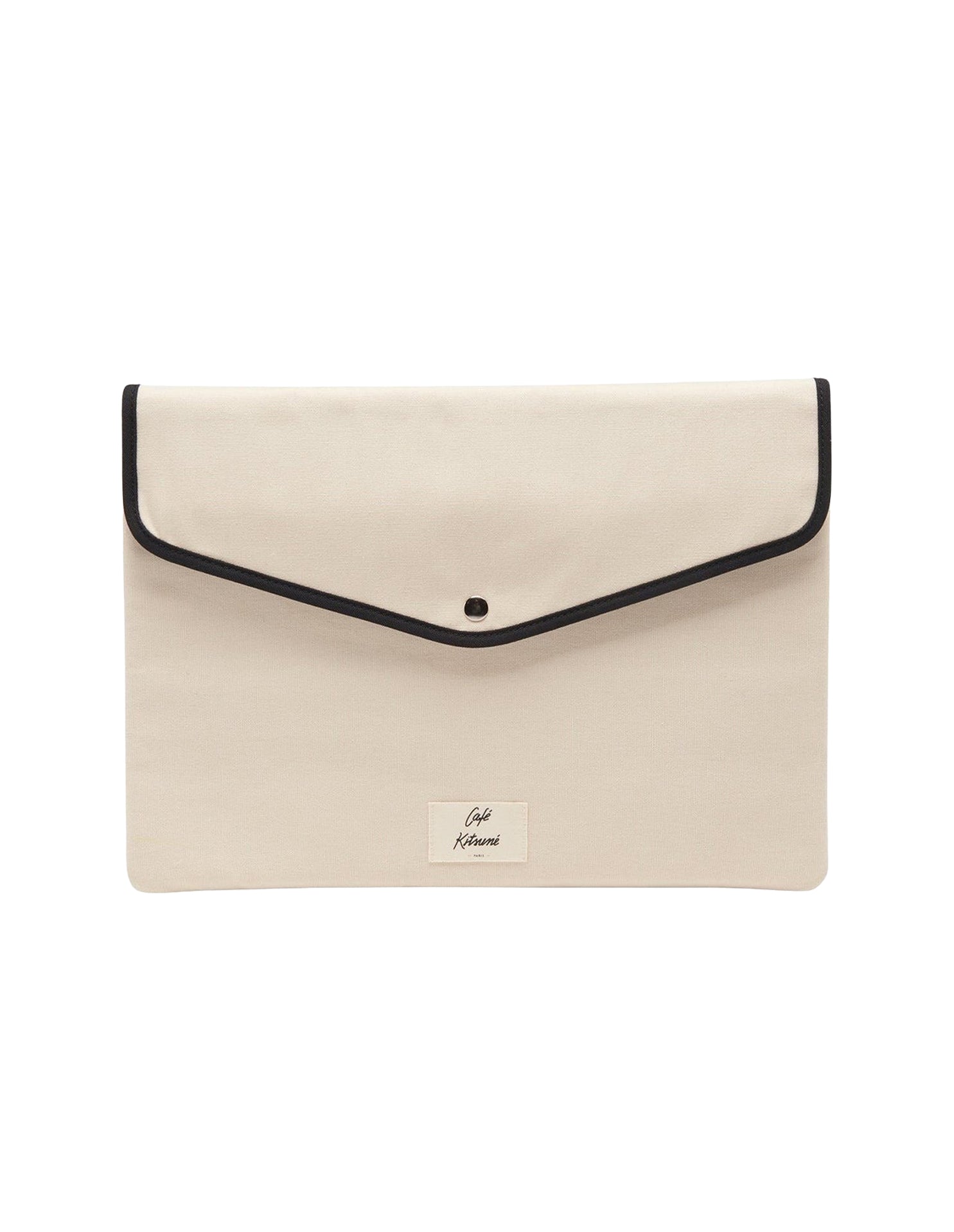 Wrap-around computer pouch - Latte