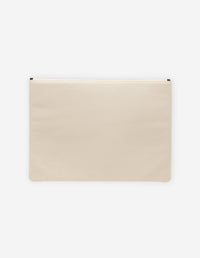 Wrap-around computer pouch - Latte