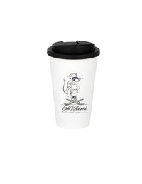 Gobelet Café Kitsuné imprimé - White