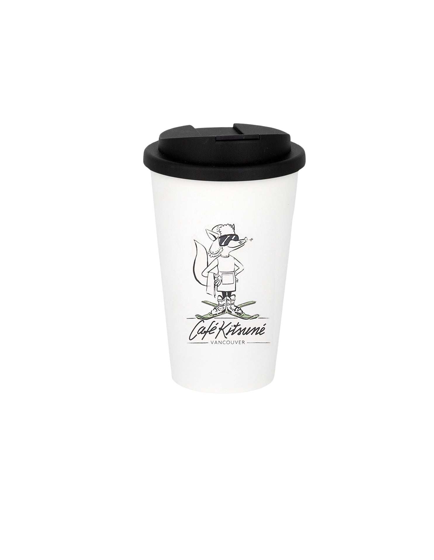 Gobelet Café Kitsuné imprimé - White