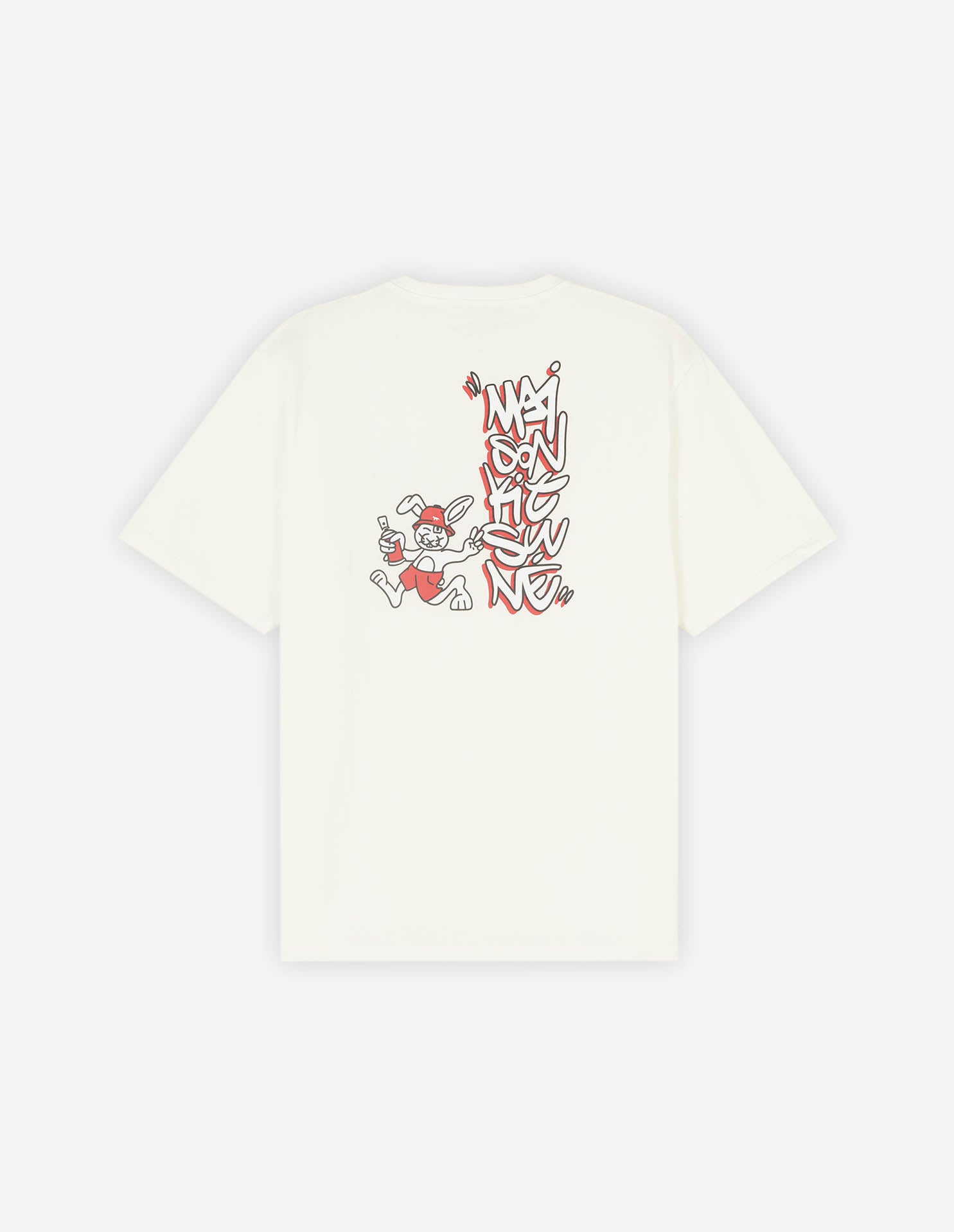 T-shirt ample avec impression - White