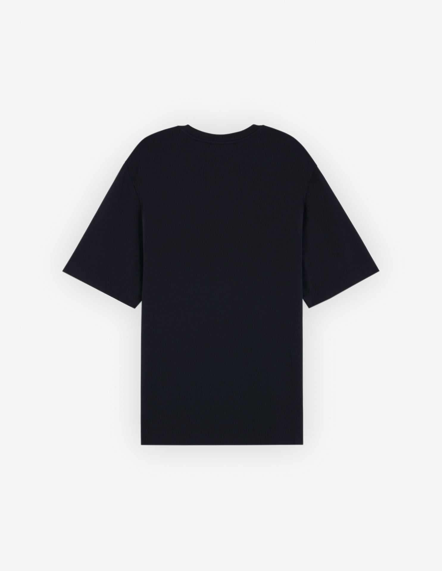 T-shirt oversize brodé - Black & Ecru