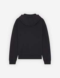 Long-sleeved hoodie - Black & Ecru