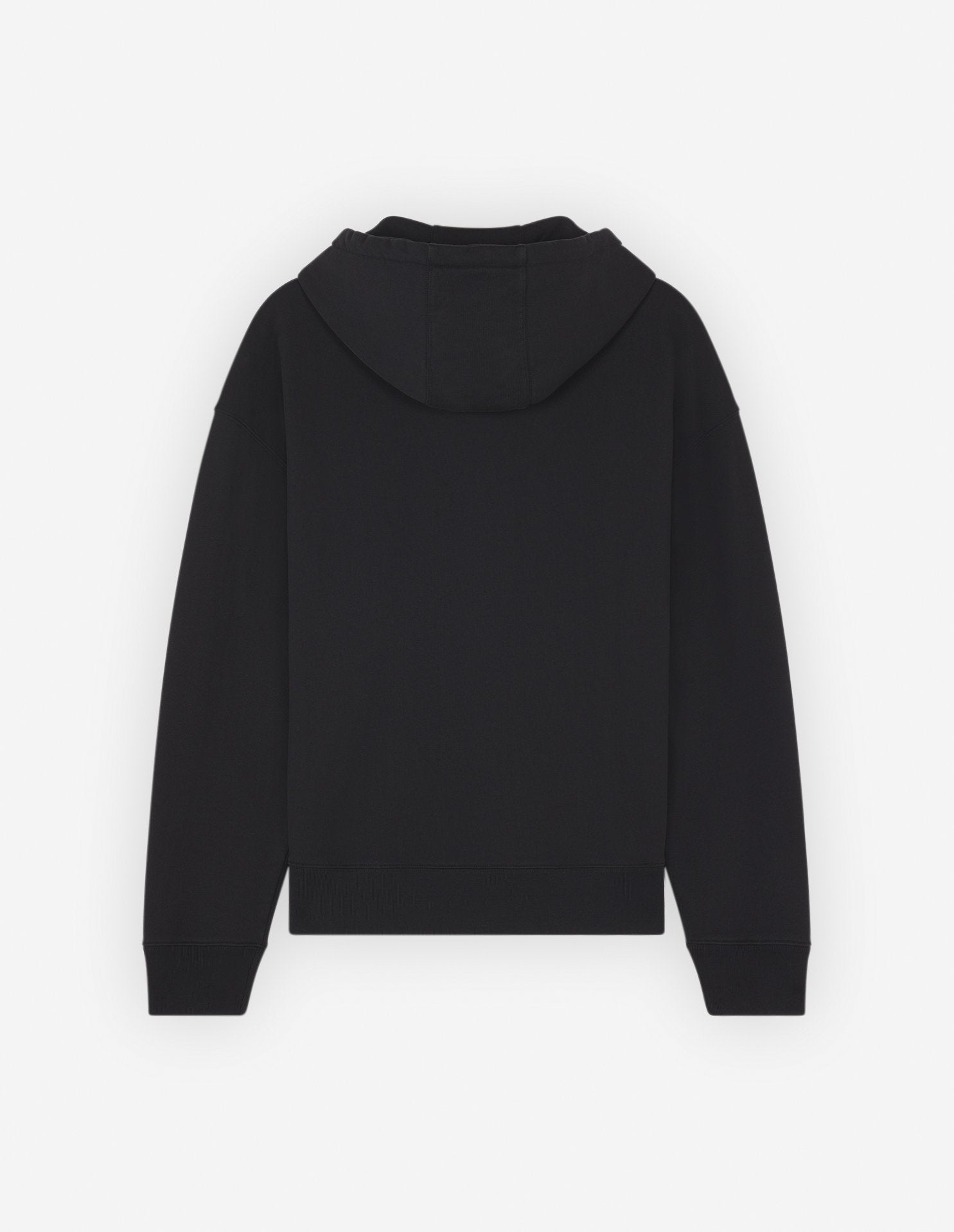 Long-sleeved hoodie - Black & Ecru