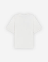 T-shirt avec broderie - Ecru & Black
