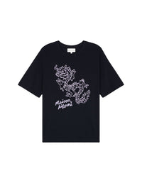 T-shirt avec broderie - Black Purple