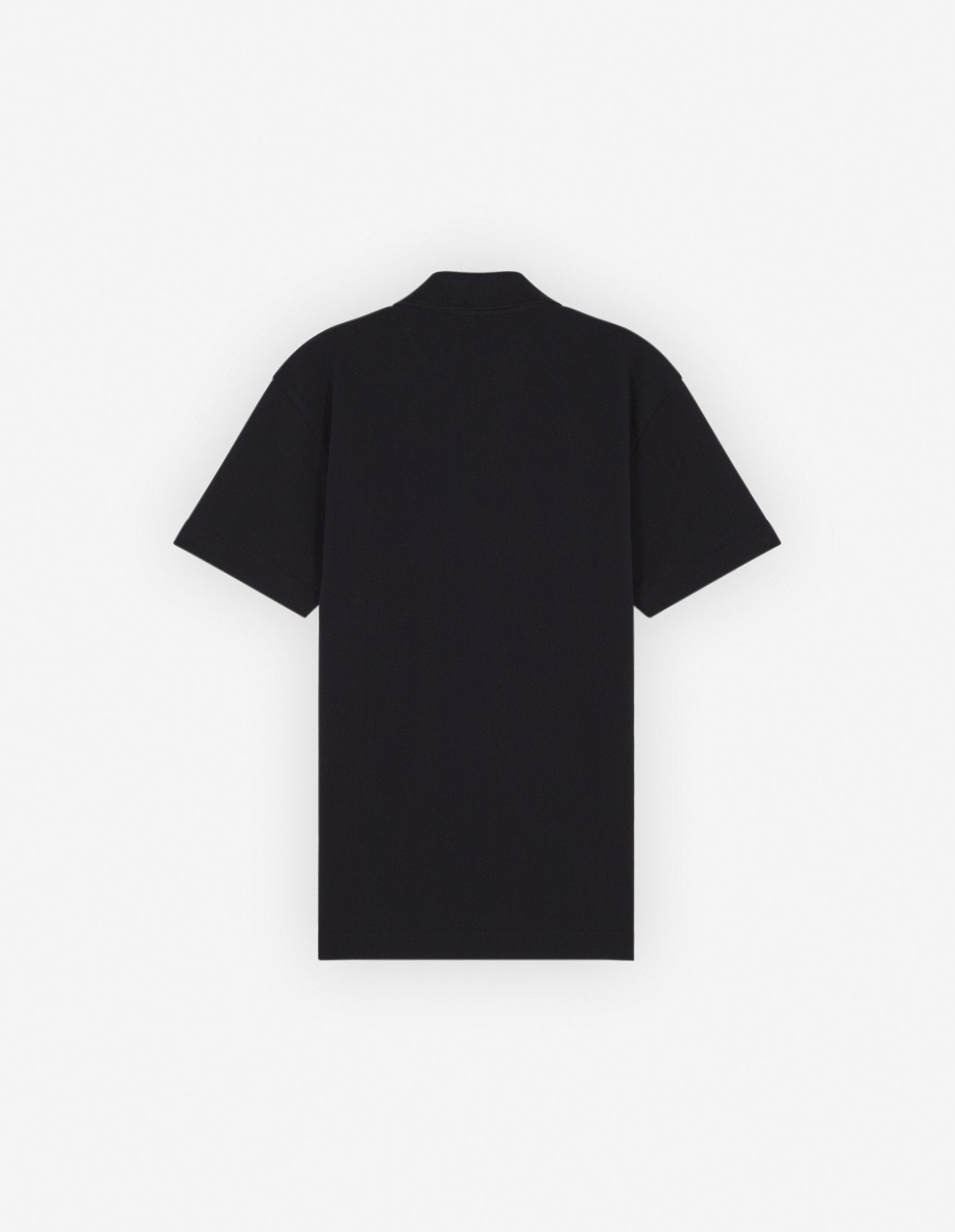 Polo à manches courtes avec deux écussons - Black